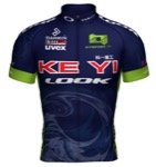 Maglia della Keyi Look Cycling Team